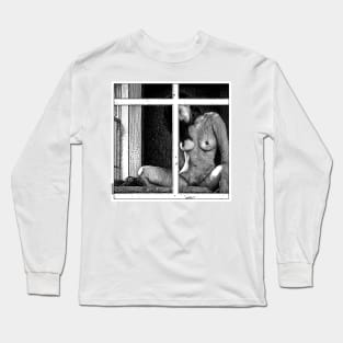 asc 972 - La fenêtre sur cour (Across in my backyard) Long Sleeve T-Shirt